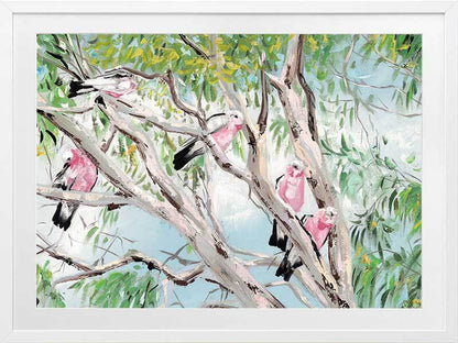 Backyard Buddies Framed Art Print