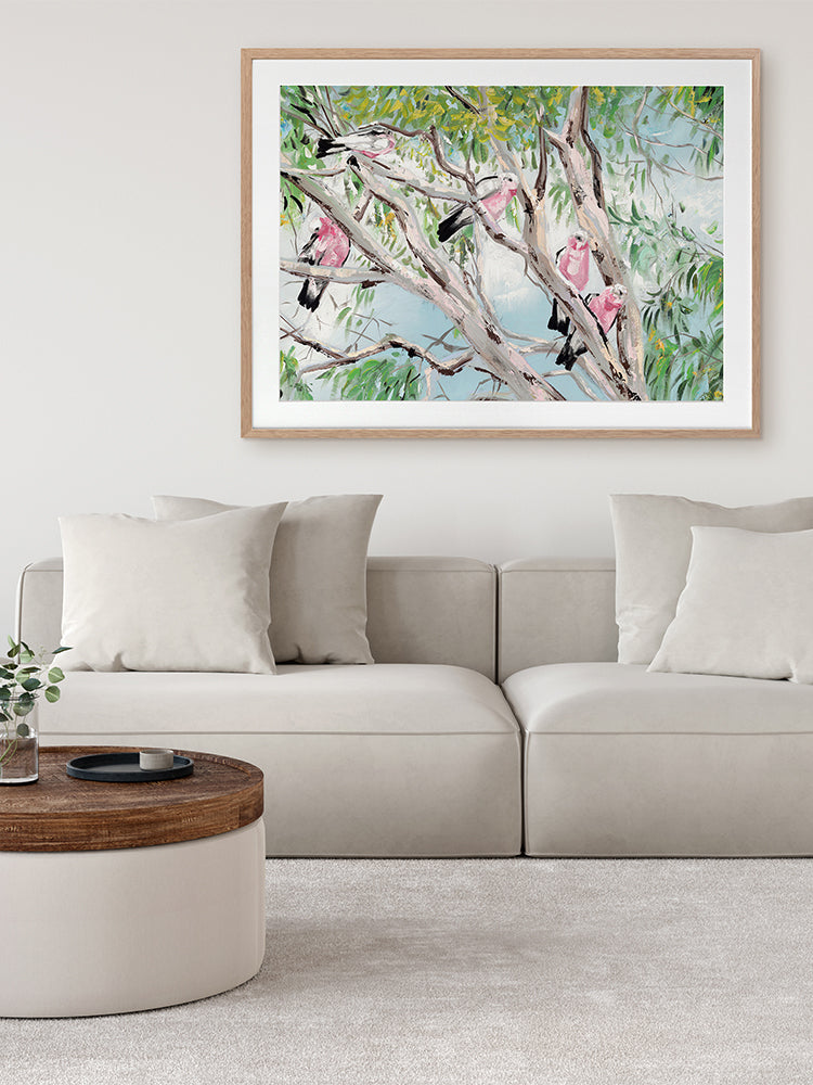 Backyard Buddies Framed Art Print | Lifestyle