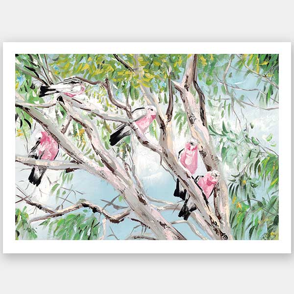 Backyard Buddies Unframed Art Print