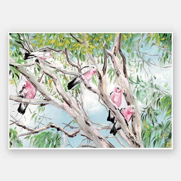 Backyard Buddies Unframed Art Print