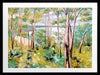 Through the Trees Framed Art Print