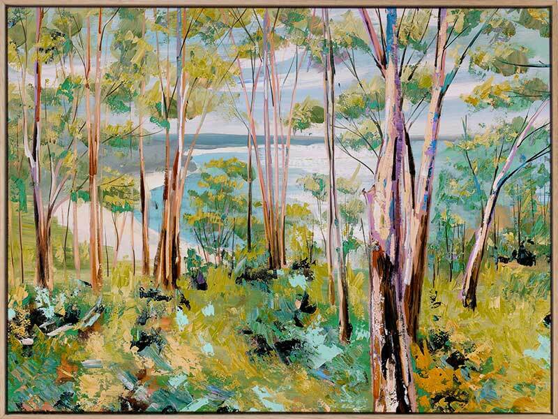 Through the Trees Canvas Art Print