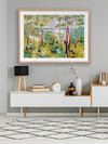 Through the Trees Framed Art Print | Lifestyle