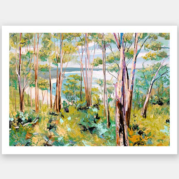 Through the Trees Unframed Art Print