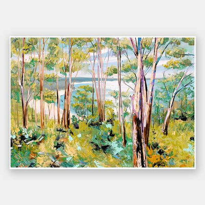 Through the Trees Unframed Art Print