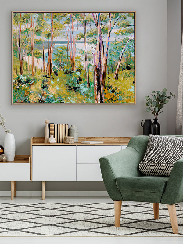 Through the Trees Canvas Art Print | Lifestyle