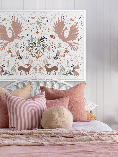 Phoenix Rising Canvas Art Print | Lifestyle