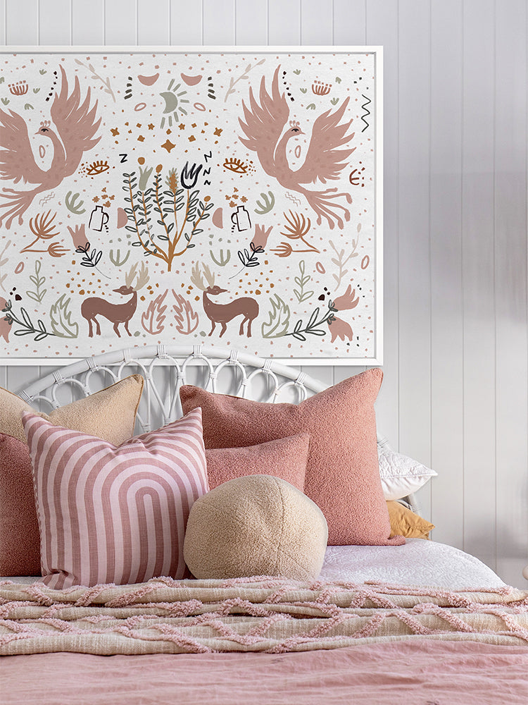 Phoenix Rising Canvas Art Print | Lifestyle