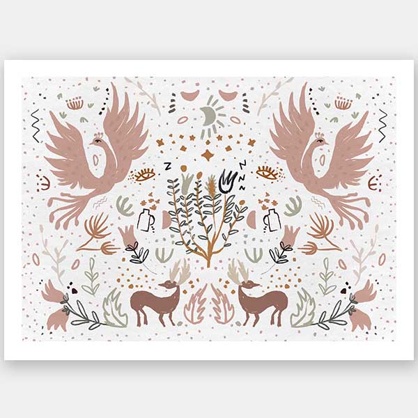 Phoenix Rising Unframed Art Print