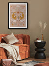 Sun Tiger Framed Art Print | Lifestyle