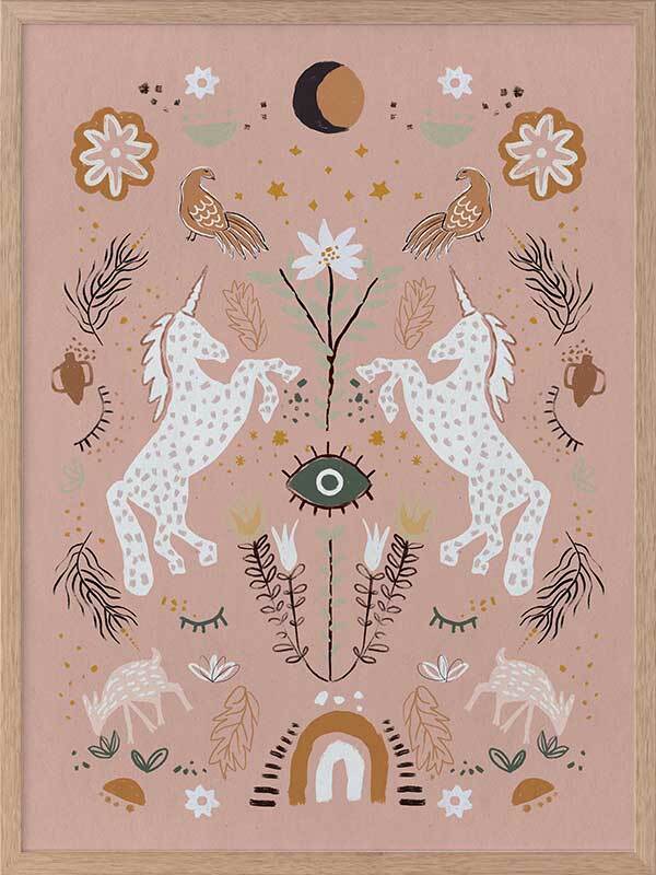 Unicorn Dreaming Framed Art Print