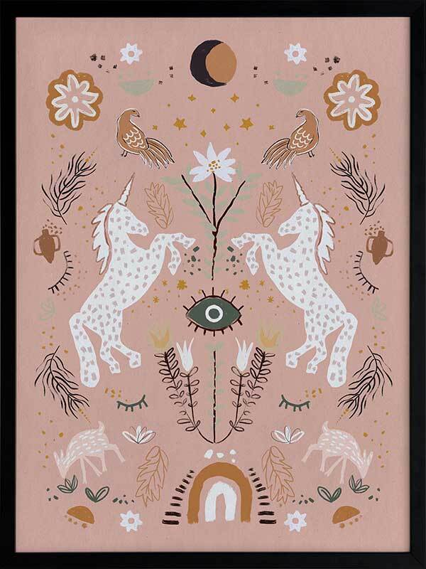 Unicorn Dreaming Framed Art Print