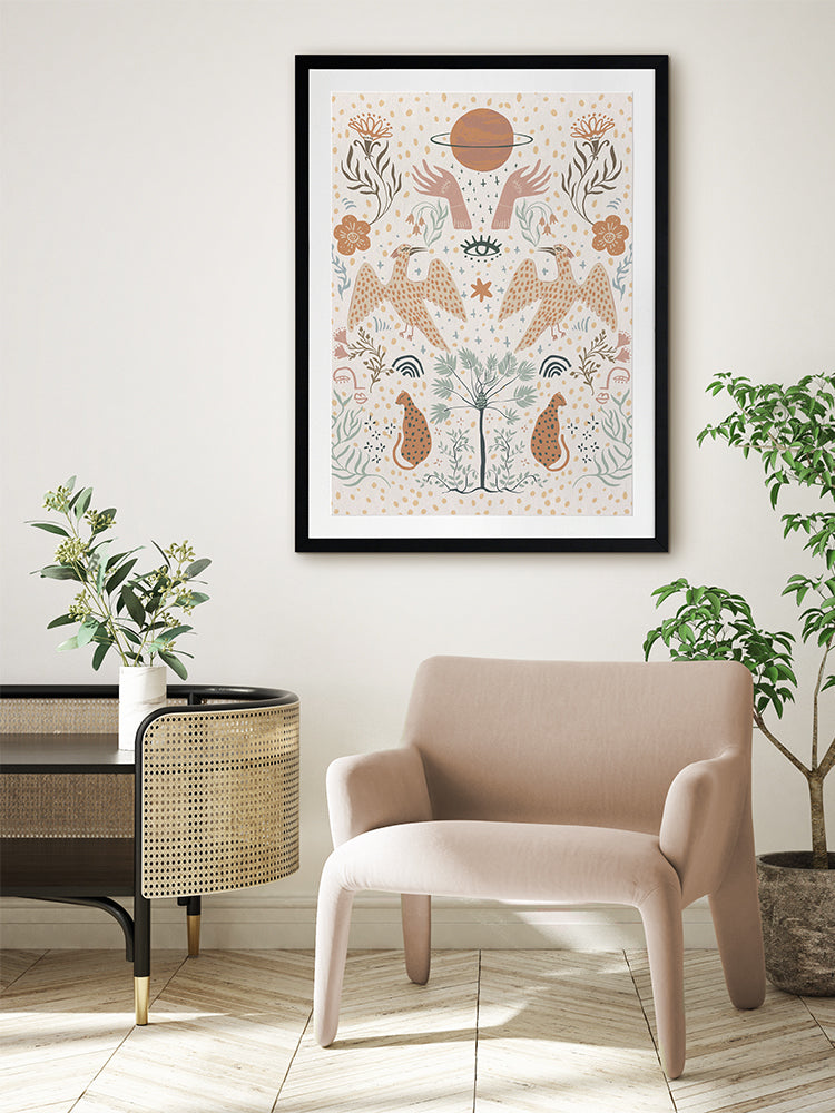 Cosmic Creatures Framed Art Print