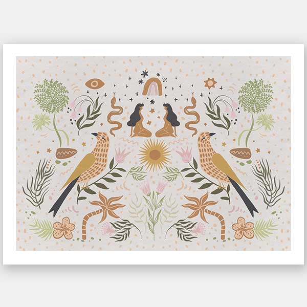 Songbird Salutations Unframed Art Print
