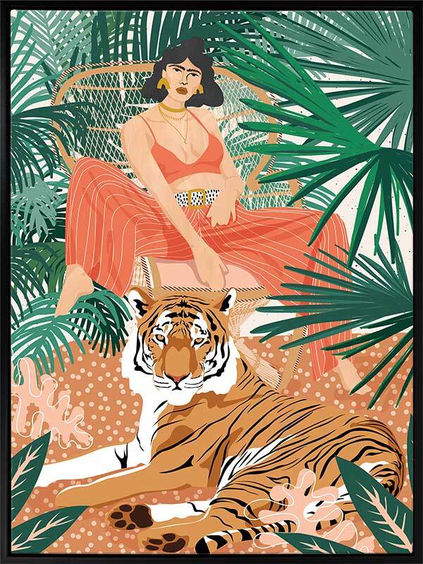 Easy Tiger Canvas Art Print