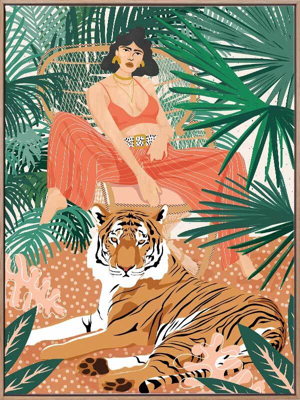 Easy Tiger Canvas Art Print