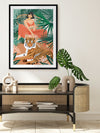 Easy Tiger Framed Art Print | Lifestyle