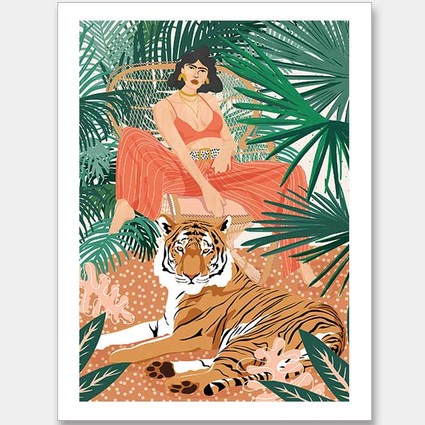 Easy Tiger Unframed Art Print