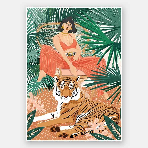 Easy Tiger Unframed Art Print