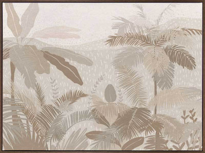 Neutral Tropics Canvas Art Print