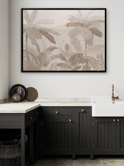 Neutral Tropics Canvas Art Print | Lifestyle