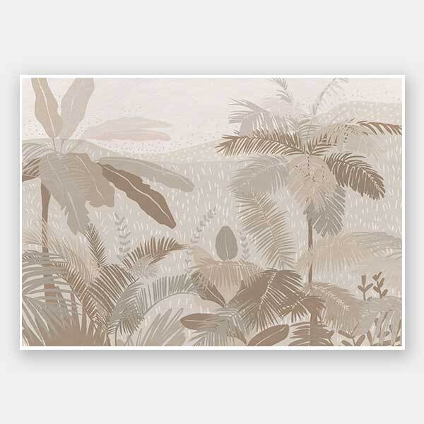 Neutral Tropics Unframed Art Print