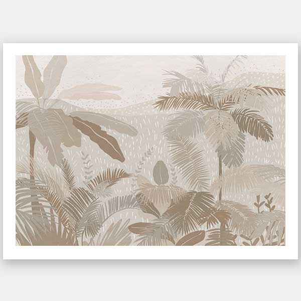 Neutral Tropics Unframed Art Print