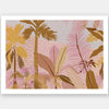 Pink Palms Unframed Art Print