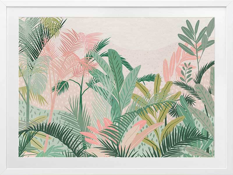 Tropical Mojito Framed Art Print