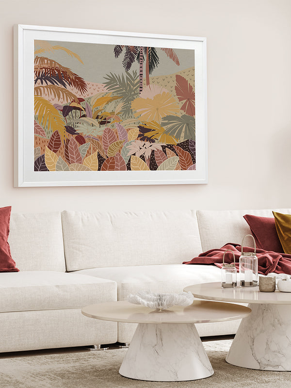 Autumn on the Island Framed Art Print | Lifestyle