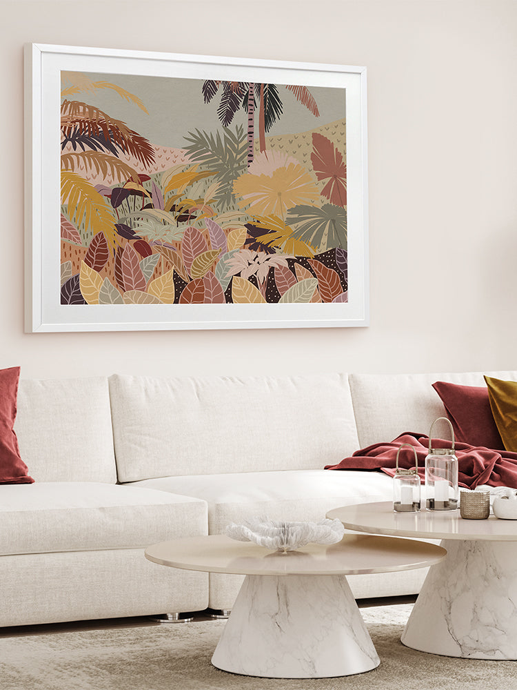 Autumn on the Island Framed Art Print | Lifestyle