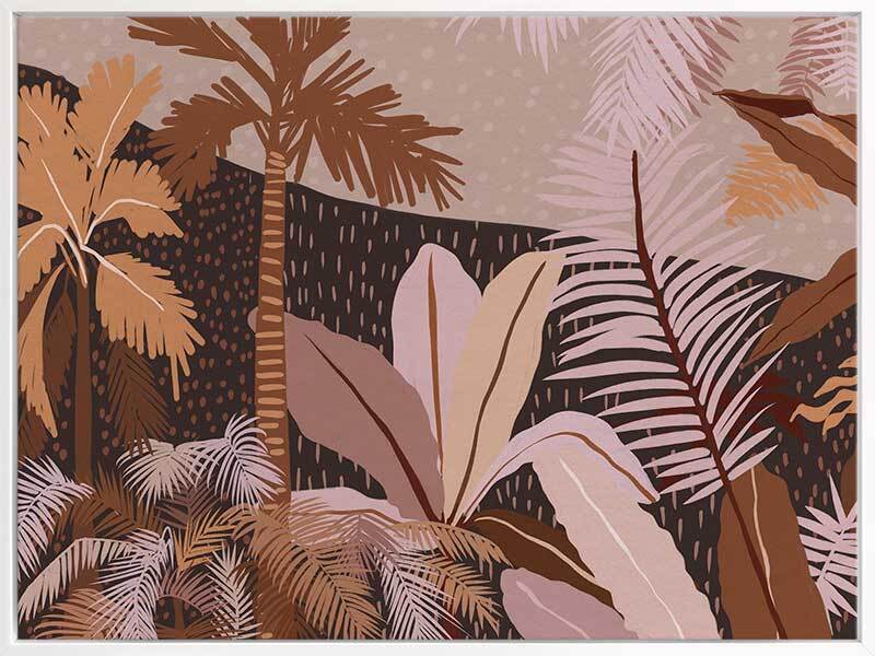 Dark Tropics Canvas Art Print