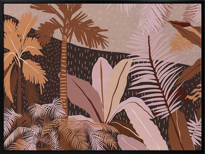 Dark Tropics Canvas Art Print