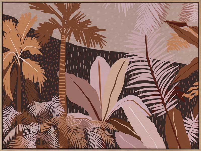 Dark Tropics Canvas Art Print