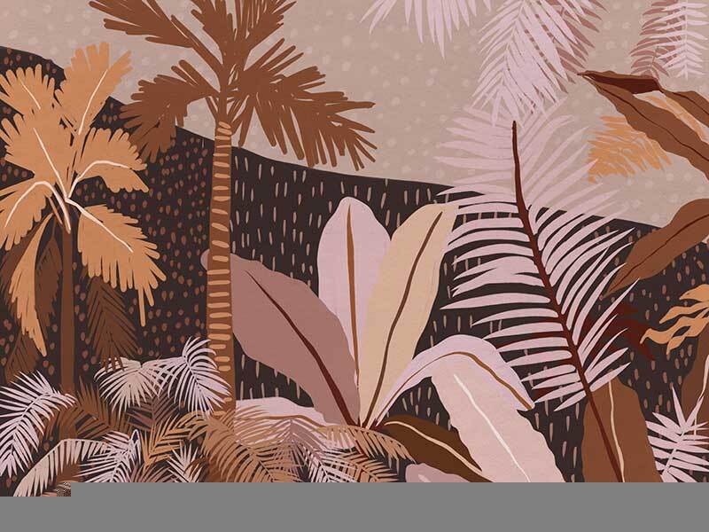 Dark Tropics Canvas Art Print