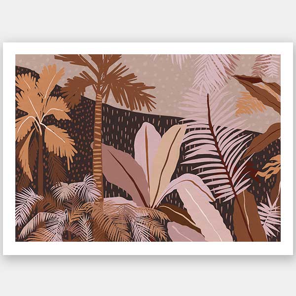 Dark Tropics Unframed Art Print