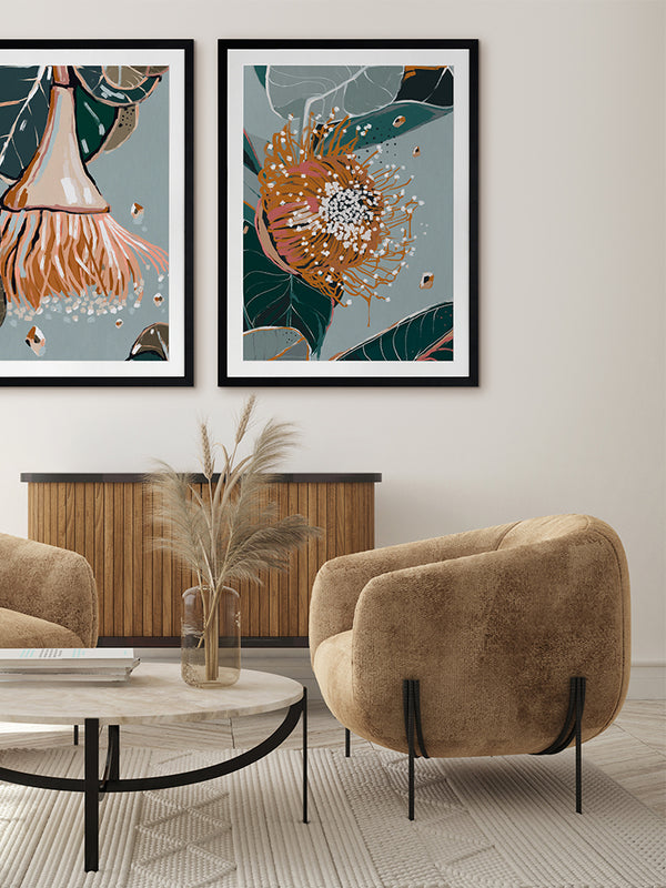 Dusty Flowering Gum I Framed Art Print | Lifestyle