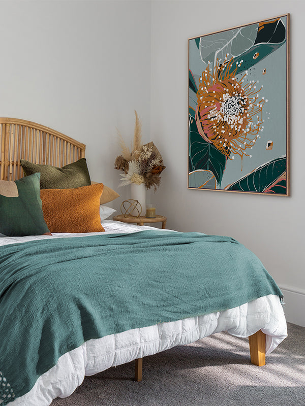 Dusty Flowering Gum II Canvas Art Print | Lifestyle