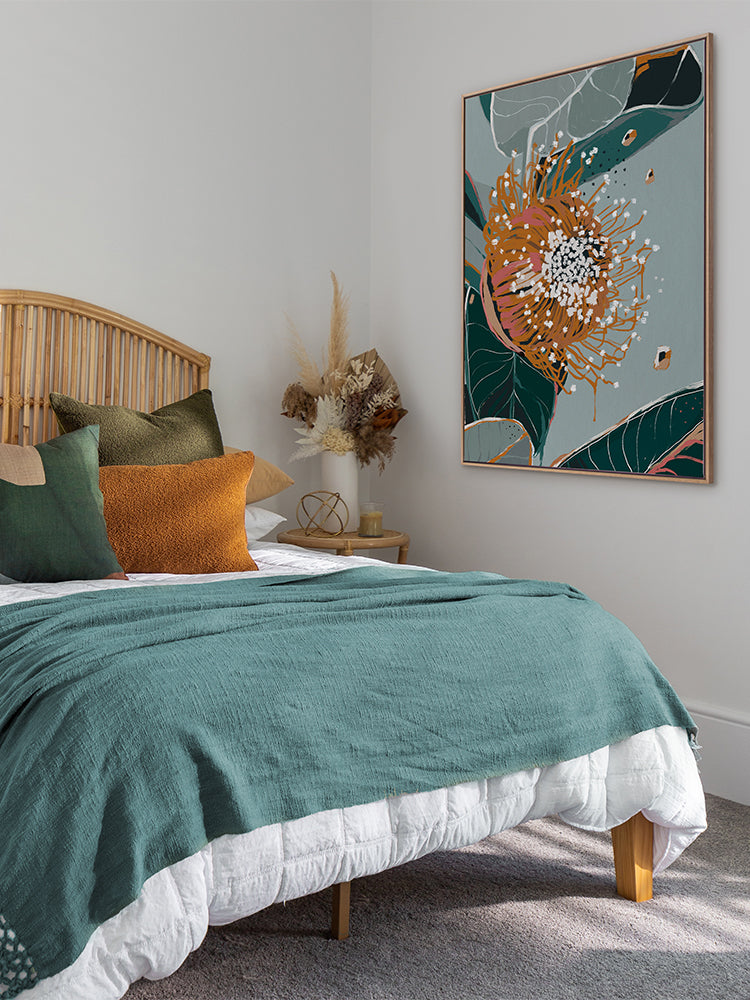 Dusty Flowering Gum II Canvas Art Print | Lifestyle