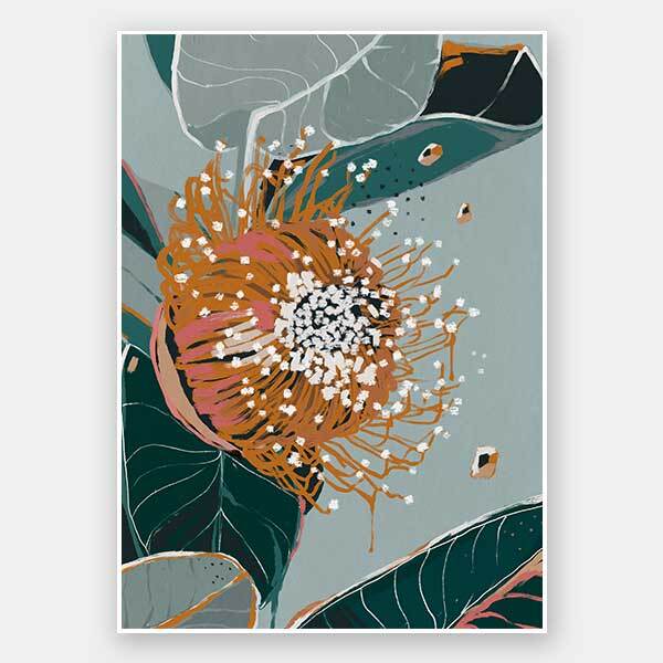 Dusty Flowering Gum II Unframed Art Print