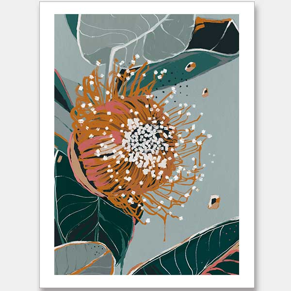 Dusty Flowering Gum II Unframed Art Print