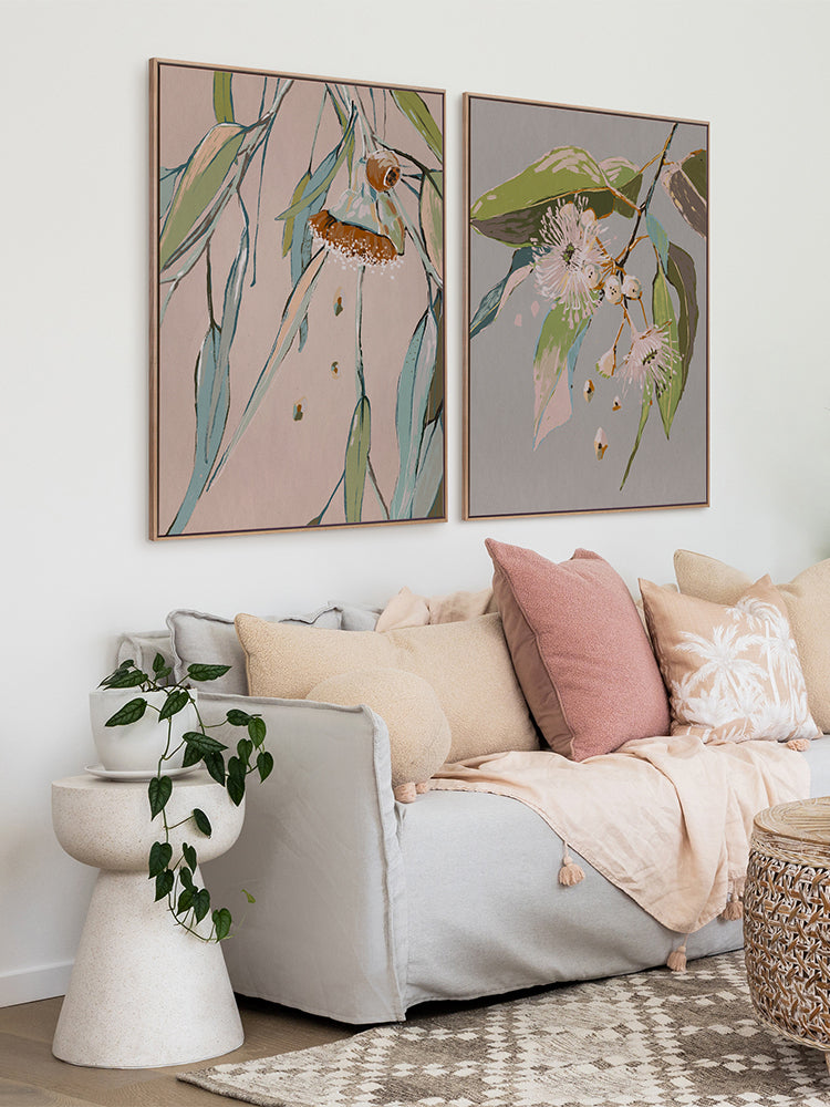 Neutral Flowering Gum I Canvas Art Print | Lifestyle