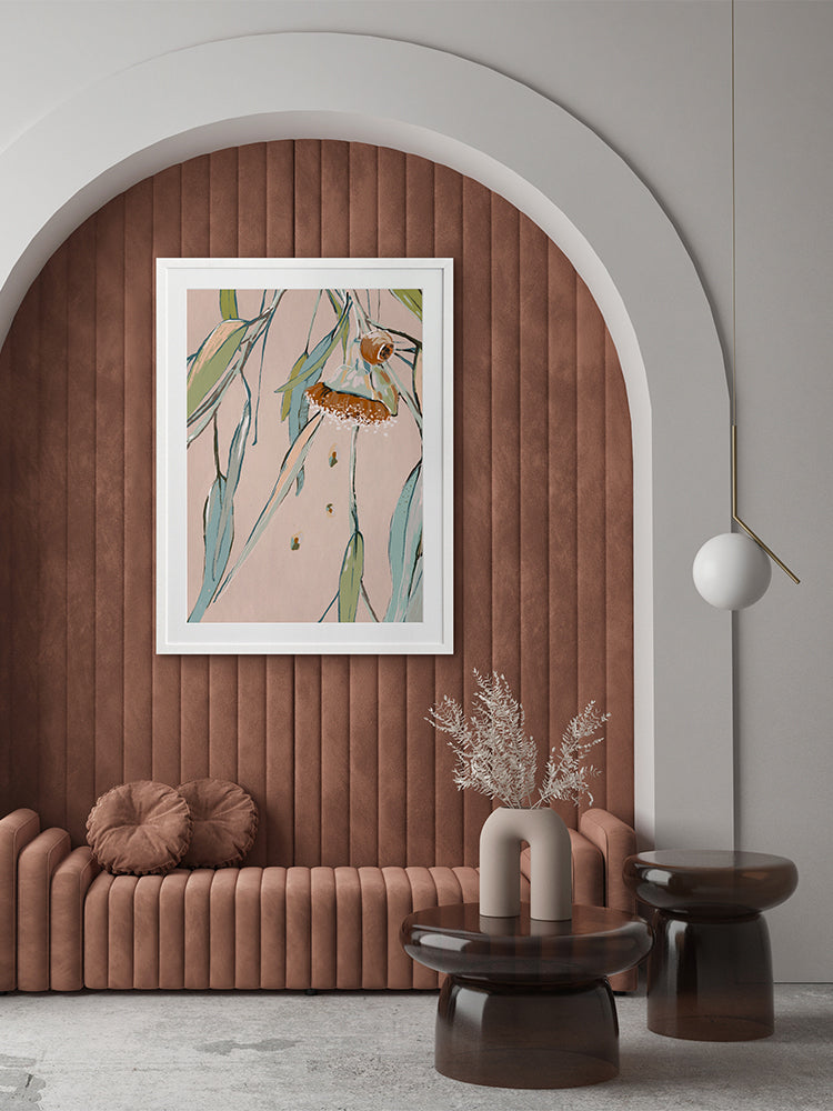 Neutral Flowering Gum I Framed Art Print | Lifestyle