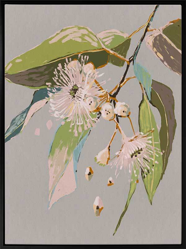 Neutral Flowering Gum II Canvas Art Print