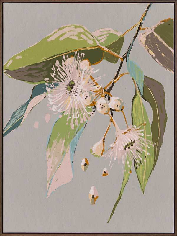 Neutral Flowering Gum II Canvas Art Print