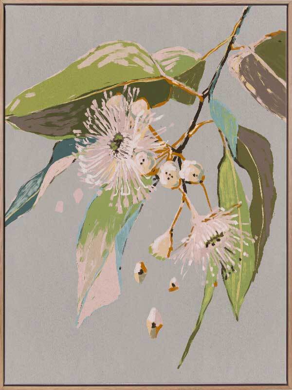 Neutral Flowering Gum II Canvas Art Print