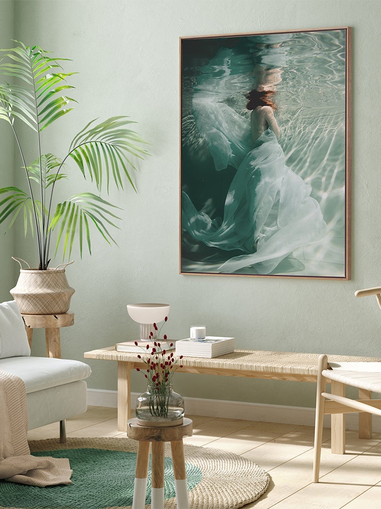 The Underwater Ball Canvas Art Print | Lifestyle