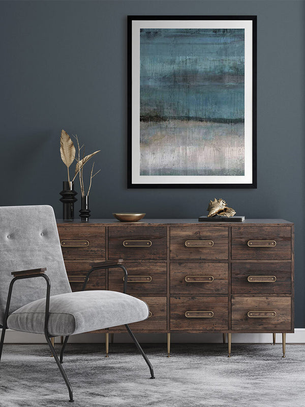 City Fog II Framed Art Print | Lifestyle