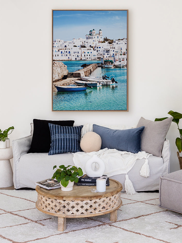 Naousa Perfection Canvas Art Print | Lifestyle