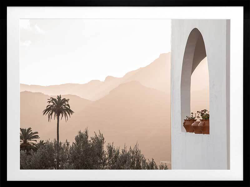 Spanish Arch Framed Art Print